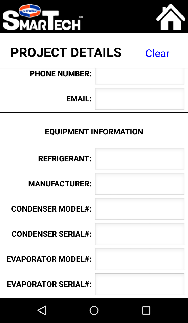 Equipment info
